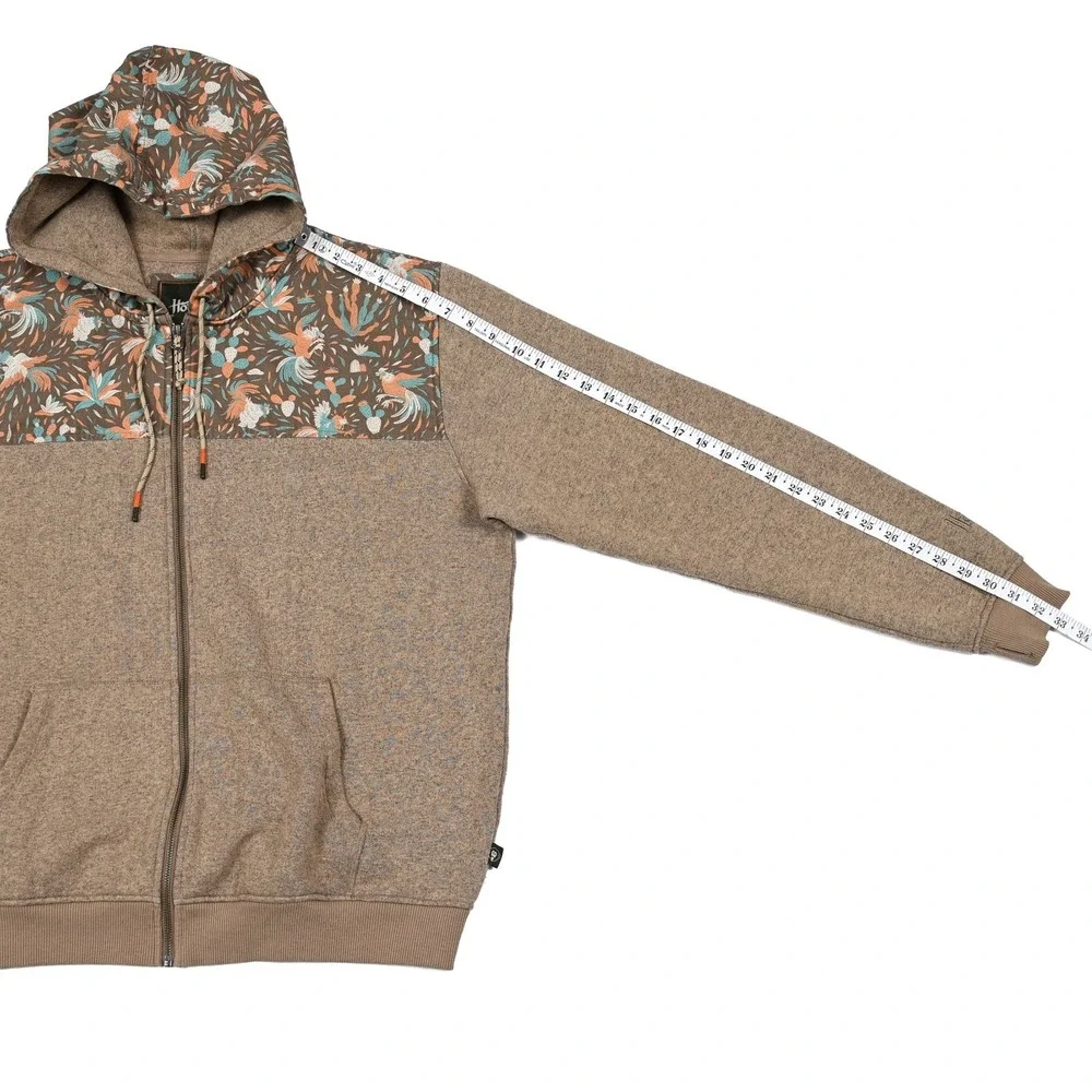 Howler Bros Hoodie Men's XL Shaman Full Zip Jacket Cactus Bird Aztec Southwest